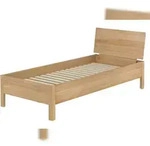 Erst-Holz Metallfreies Einzelbett aus Buchenholz 90x200 mit w&auml;hlbaren Zubeh&ouml;r