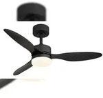 Globo Lighting DC Deckenventilator Blackwell mit LED & Fernbedienung 106