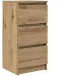 vidaXL Sideboard Artisan-Eiche 37,5x35x76 cm Holzwerkstoff