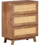 vidaXL Sideboard 61x35x76 cm Massivholz Mango