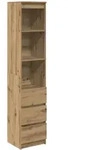 vidaXL Highboard Artisan-Eiche 37,5x35x180 cm Holzwerkstoff