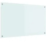 vidaXL K&uuml;chenr&uuml;ckwand Wei&szlig; 100 x 60 cm Geh&auml;rtetes Glas