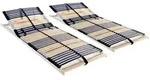 vidaXL Lattenroste 2 Stk. mit 42 Latten 7 Zonen 70 x 200 cm