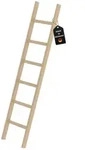 PROREGAL Sprossen-Anlegeleiter Holz ohne Traverse 6 Sprossen