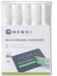 HENDI Kreidemarker 6 mm, 5x wei&szlig;