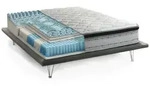 Dmora Doppelmatratze Porzia, Abnehmbarer Bezug aus Memory Foam+Gel und...