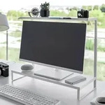 Yamazaki Monitorst&auml;nder 2st&ouml;ckig Tower wei&szlig; 59x38-65x28 cm