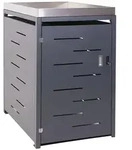 Proregal 1er-M&uuml;lltonnenverkleidung | HxBxT 125x69x84cm | 80-240 Liter 