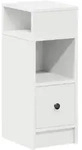 vidaXL Nachttisch mit Schublade Wei&szlig; 25x31x66 cm