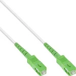 InLine&reg; LWL Simplex Kabel, FTTH, SC/APC 8&deg; zu SC/APC 8&deg;, 9/125&mu;m, OS2, 50m