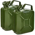 BW&reg; Kraftstoffkanister Metall Benzinkanister 2x 5 Liter - Olivgr&uuml;n - RAL 6003...