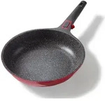 STONELINE&reg; Imagination PLUS Bratpfanne 28 cm, rot, abnehmbarer Griff, Induktion
