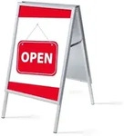 SHOWDOWN Displays Showdown Kundenstopper - DIN A1 - Komplett-Set - Open...