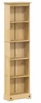 vidaXL B&uuml;cherregal Corona 46x20x170 cm Massivholz Kiefer