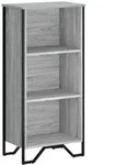 vidaXL B&uuml;cherregal Grau Sonoma 50x31x106 cm Holzwerkstoff
