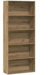 vidaXL B&uuml;cherregal Artisan-Eiche 80x30x189 cm Holzwerkstoff