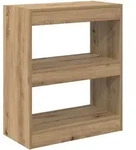 vidaXL B&uuml;cherregal Eiche handwerklich 60 x 30 x 72 cm Holzwerkstoff