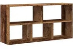vidaXL Wandregal Altholz-Optik 100x25x50 cm Holzwerkstoff