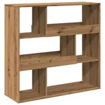 vidaXL B&uuml;cherregal/Raumteiler Artisan-Eiche 100x33x94,5 cm