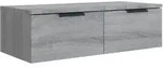 vidaXL Wandschrank Grau Sonoma 68x30x20 cm Holzwerkstoff