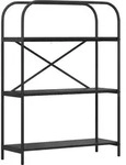 vidaXL Regal Schwarze Eiche 80 x 30 x 109 cm Holzwerkstoff
