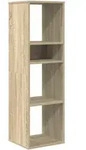 vidaXL B&uuml;cherregal Sonoma-Eiche 34x31x112 cm Holzwerkstoff