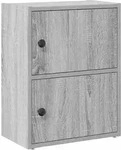 vidaXL B&uuml;cherregal Grau Sonoma 40x24x52 cm Holzwerkstoff