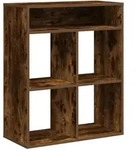 vidaXL B&uuml;cherregal R&auml;uchereiche 66x31x80 cm Holzwerkstoff