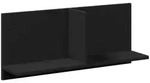 vidaXL Wandschrank 70x16,5x30 cm Schwarz Holzwerkstoff