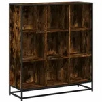 vidaXL B&uuml;cherregal R&auml;uchereiche 97,5x33x107,5 Holzwerkstoff und Metall