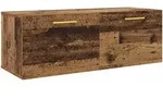 vidaXL Wandschrank Altholz 100 x 36,5 x 35 cm Holzwerkstoff