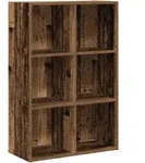 vidaXL B&uuml;cherregal/Sideboard Altholz-Optik 66x30x98 cm Holzwerkstoff