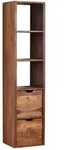 Wandregal FineBuy Schweberegal mit Schubladen 150 cm Holz Regal H&auml;ngend Massiv