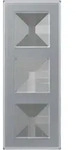 Jung Glasrahmen 3fach AV 583 GLM KG AV583GLMKG