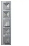 Jung Glasrahmen 5fach AC 585 GL KG AC585GLKG