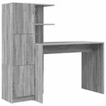 vidaXL Schreibtisch 2 pcs Graues Sonoma