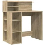 vidaXL Schreibtisch Sonoma-Eiche 90 x 48 x 101,5 cm Holzwerkstoff
