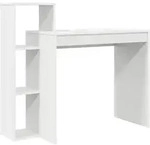 vidaXL Schreibtisch mit Regal Wei&szlig; 100 x 40 x 90 cm Holzwerkstoff