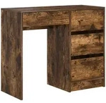 vidaXL Schreibtisch Ger&auml;ucherte Eiche 90 x 37,5 x 75 cm Holzwerkstoff