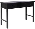 vidaXL Schreibtisch Schwarz 110&times;45&times;76 cm Holz