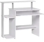 FineBuy Computertisch 94x90,5x48,5 cm Schreibtisch Modern mit Tastaturauszug