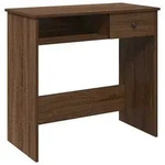 vidaXL Schreibtisch Braun Eichen-Optik 80x40x75 cm Holzwerkstoff