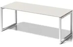 Bisley Schreibtisch Cito BxTxH 200x80x74cm grauwei&szlig; Gestell verkehrswei&szlig;