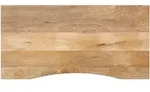 vidaXL Schreibtischplatte mit Aussparung 120x60x2,5cm Massivholz Mango