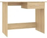 vidaXL Schreibtisch Sonoma-Eiche 100x50x76 cm Holzwerkstoff