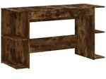 vidaXL Schreibtisch R&auml;uchereiche 140x50x75 cm Holzwerkstoff