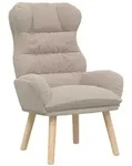 vidaXL Sessel Hellgrau 69 x 74 x 93 cm Sherpa-Stoff