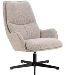 Ebuy24 Bosley Sessel Lounge-Sessel Boucl&eacute; beige.