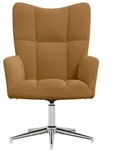 vidaXL Relaxsessel Braun Samt