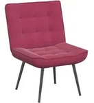 vidaXL Relaxsessel Weinrot 64x74x84 cm Samt